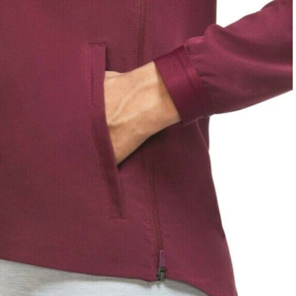 Nike Women's Flex Burgundy Reflective Running Jacket - Picture 3 of 10